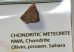 A small collection of 3 meteorites and a tektite SOLD (L) 07