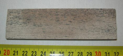 Mammoth bone cut into slice (120 mm x 34 mm x 11,5 mm)