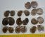 10 pairs of hematite ammonites from Morocco (217 grams)