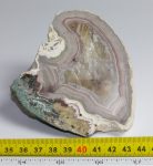 Achát agate kalcite from Gerach Germany