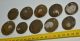 10 polished ammonite pendants (90 grams)