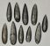 10 db Orthoceras medál (62,6 - 42,2 mm)