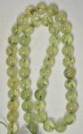 Prehnite 8 mm ball-shaped beads