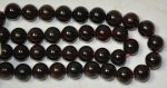 Garnet ball-shaped beads  granate