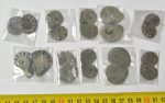 10 pairs Pyritized Cut Ammonite Fossil from Morocco
