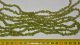 Peridot (olivin) szemcse gyöngyök, splitter füzér 85 cm