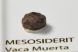 3 féle meteoritot és egy tektitet tartalmazó kis gyűjtemény