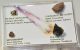 A small collection of 3 meteorites and a tektite